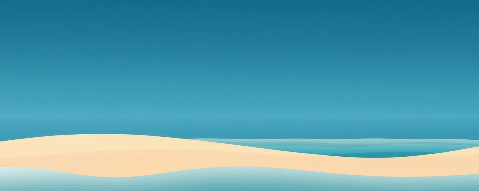 A calm horizon at dawn representing an unhurried, quiet routine